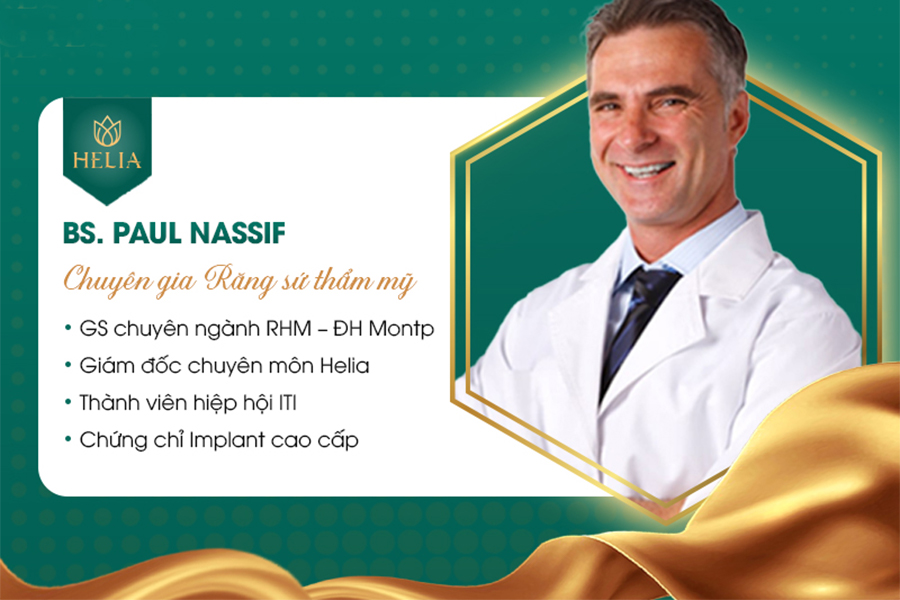 BS.Paul Nassif - Cố vấn phục hình thẩm mỹ hệ thống chuỗi nha khoa Helia